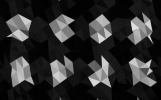 ljus silver, grå vektor abstrakt polygonal textur.