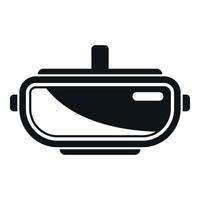 Metaverse Brille Symbol einfach Vektor. vr Wirklichkeit vektor