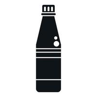 Öl Flasche Symbol einfach Vektor. Soja Soße vektor