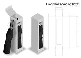 låda förpackning stansad mall design. 3d mock-up vektor