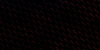 dunkelblauer, roter Vektorhintergrund mit Linien, Dreiecken. vektor
