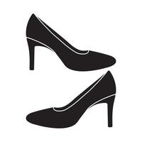 kvinnors sko ikon isolerat vektor illustration.