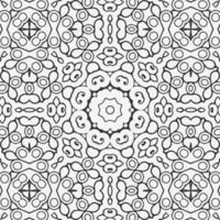 Vektor Färbung geometrisch Blume Formen und Muster Hintergrund