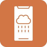 Wetter App Symbol vetor Stil vektor