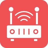 W-lan Router Vektor Symbol Design