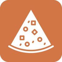 Pizzascheibe Vektor Icon Design