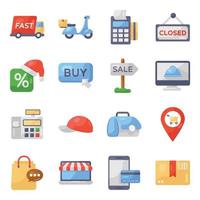 Online-Shopping und Business vektor