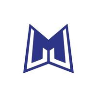 m logotyp design lätt gripande m symbol aa6 vektor