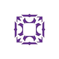 Stil Luxus Idee Muster einzigartig bunt abstrakt Mandala Logo Design Vorlage Vektor a66