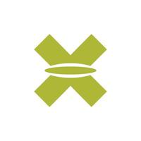 x Logo Design einfach eingängig x Design Unbekannt Symbol aa1 vektor