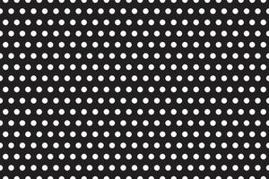 abstrac vågig enkel vit polka punkt mönster på svart bakgrund. vektor