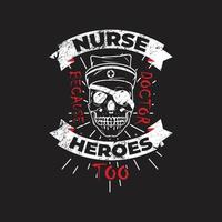 Krankenschwestern Zitate t Hemd Design Vektor Grafik