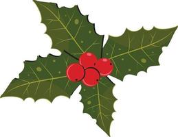 einfach Illustration von ein Blume zum Weihnachten Baum vektor