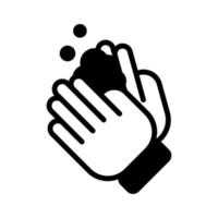 Prämie Vektor von Hand Waschen, Hand Hygiene Symbol