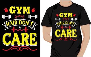 Gym t-shirt design mall, Gym träna t-shirt, Gym t-tröjor för damer, Gym logotyp t-shirt vektor
