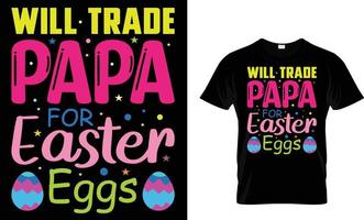 Ostern Tag Typografie und Vektor t Hemd Design