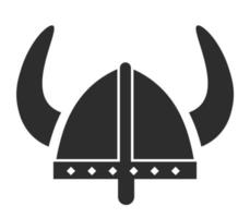 Helm von Stämme oder Wikinger Krieger Kämpfer Vektor
