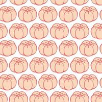 nahtloses Muster mit japanischen Desserts, Süßigkeiten Wagashi. Hand gezeichnete Vektorillustration im Skizzenstil. Perfekt für Grüße, Einladungen, Herstellung von Geschenkpapier, Textil- und Webdesign. vektor