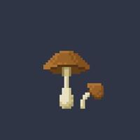 Pilz im Pixel Kunst Stil vektor