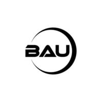 bau Brief Logo Design im Illustration. Vektor Logo, Kalligraphie Designs zum Logo, Poster, Einladung, usw.