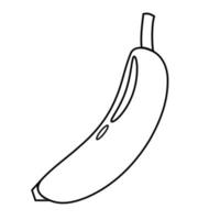 Banane, kontinuierlich Linie, Linie Kunst Stil, minimalistisch, Vektor Illustration zum T-Shirt, Grafik Design zum Slogan, Sozial Medien.