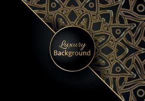 luxus-mandala-hintergrund mit goldenem arabeskenmuster im arabischen islamischen oststil. dekoratives mandala im ramadan-stil. Mandala zum Drucken vektor