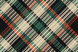 Tartan oder kariertes Halloween-Farbmuster. vektor