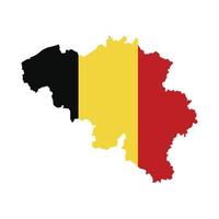 Belgien Karte Symbol Vektor