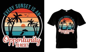 sommar, semester, typografi, surfing t-shirt design vektor