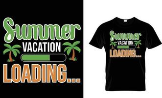 Sommer, Urlaub, Typografie, Surfen T-Shirt Design vektor