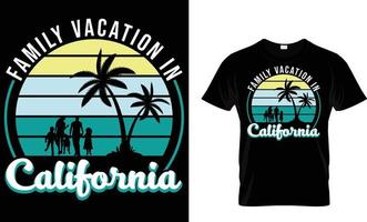 Sommer, Urlaub, Typografie, Surfen T-Shirt Design vektor