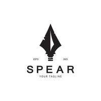Speer Logo Symbol Vektor Illustration design.head Speer Logo Jahrgang Illustration Design Vektor