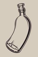 vektor illustration av en marin flaska