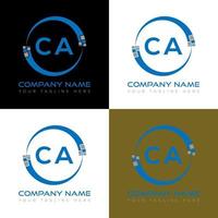 ca. Brief Logo kreativ Design. ca. einzigartig Design. vektor