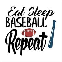 Baseball Zitat Typografie Design zum T-Shirt, Karten, Rahmen Kunstwerk, Taschen, Tassen, Aufkleber, Becher, drucken usw. vektor