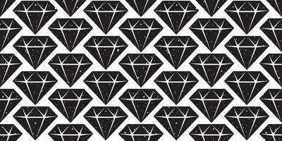 Diamant nahtlos Muster Vektor Schmuck Juwel isoliert Raum Nacht Hintergrund Hintergrund