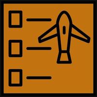 Flug Checkliste Vektor Symbol Design