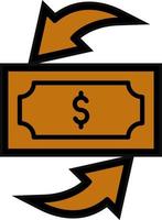 senden Geld Vektor Symbol Design