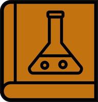 Chemie Buch Vektor Symbol Design