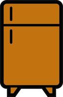 Kühlschrank-Vektor-Icon-Design vektor