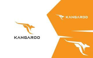 Känguru Band modern Logo Vektor