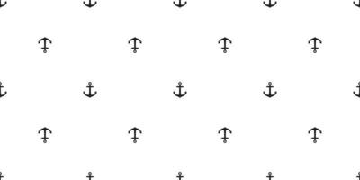 ankare sömlös mönster roder vektor havs nautisk båt hav hav isolerat tapet bakgrund illustration