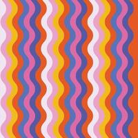 bunt Regenbogen Welle Geometrie Hintergrund Muster vektor