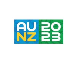 fifa kvinnor värld kopp australien ny zealand 2023 logotyp mästare symbol design vektor abstrakt illustration