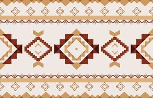 navajo native american tyg sömlösa mönster, geometrisk tribal etnisk traditionell bakgrund, designelement, design för matta, tapeter, kläder, matta, interiör, broderi vektorillustration. vektor