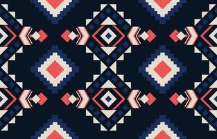 navajo native american tyg sömlösa mönster, geometrisk tribal etnisk traditionell bakgrund, designelement, design för matta, tapeter, kläder, matta, interiör, broderi vektorillustration. vektor