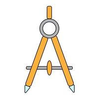 Kompassikone im Symbol der trendigen Architektur für Website, Design, Logo, App, Benutzeroberfläche
