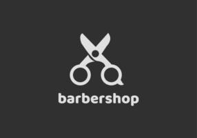 Barbier Logo Schere vektor