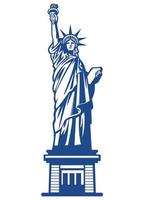 amerikanisch Freiheit Statue vektor
