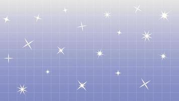 Retrowave Blau Hintergrund mit Sterne, Banner, drucken, Hintergrund, Vektor Illustration, 90er, abstrakt Hintergrund